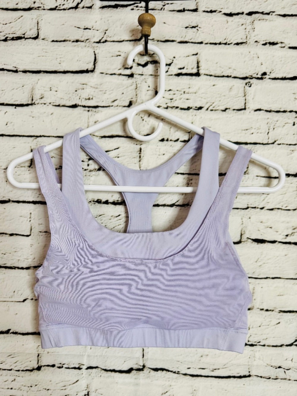 TWO AVIA Double Layer Mesh Racerback Sports Bra Small 4–6 Lavender & Black